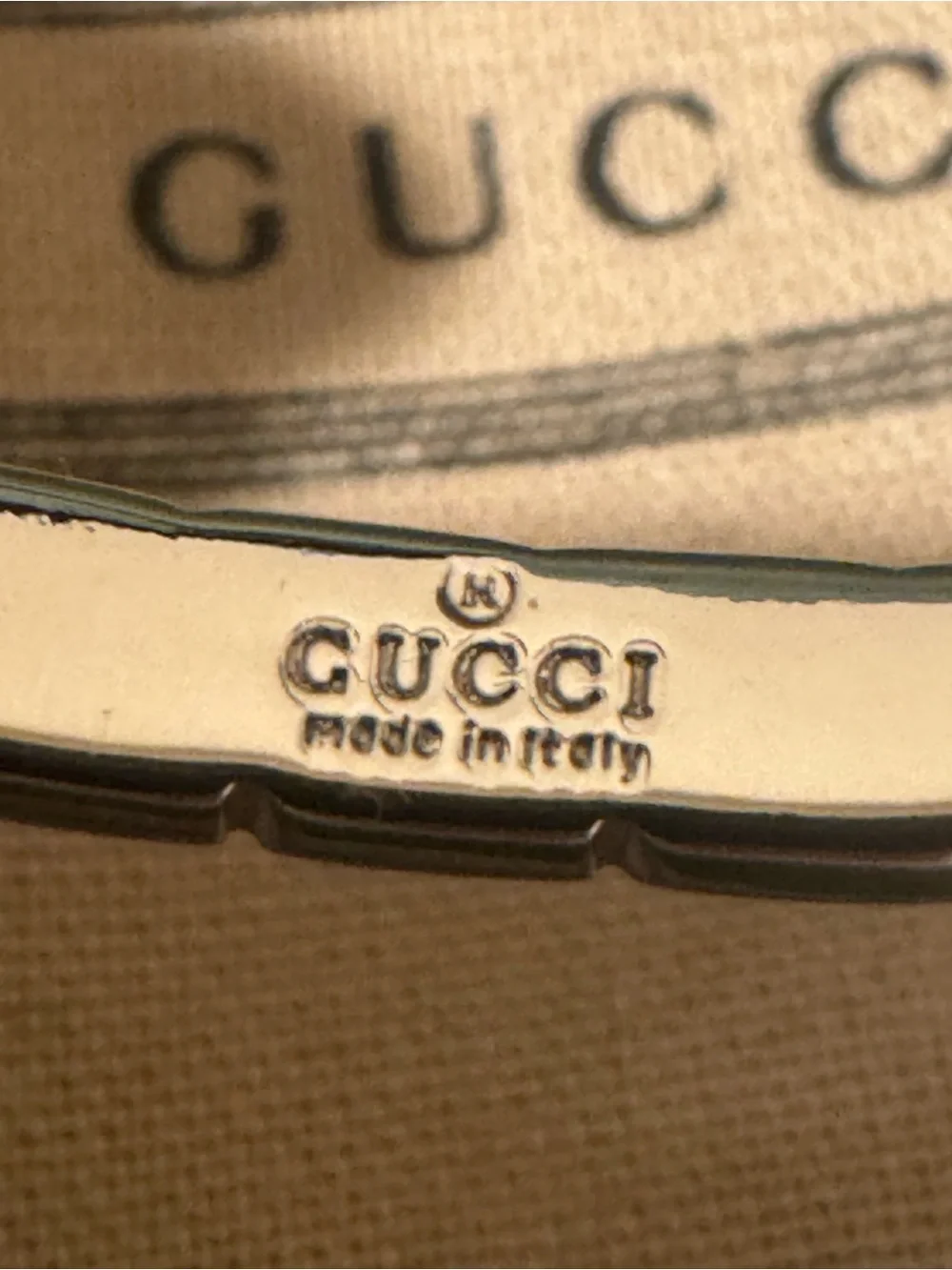 Gucci Silver Interlocking G Slim Chain Bracelet